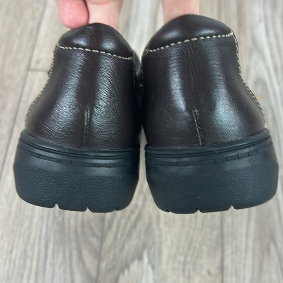 New nwt perfect Clarks Collection Leather Slip-on Carleigh Pearl Dark Brown 8 - Picture 9 of 11
